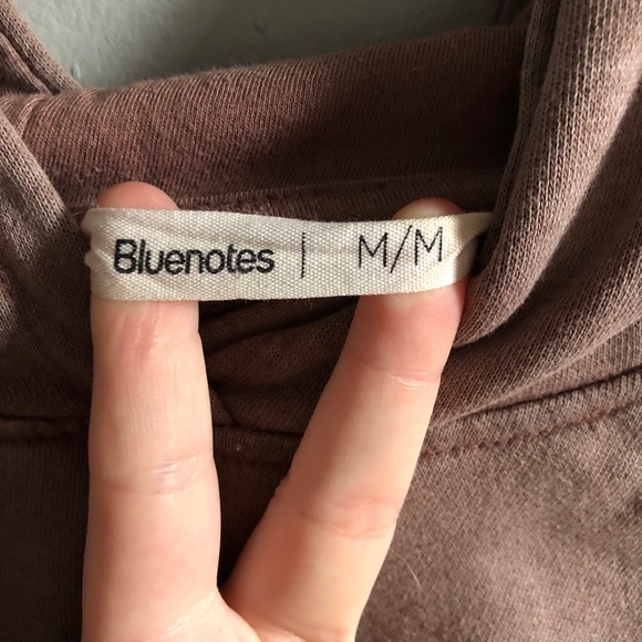 Mauve Cropped Hoodie - Picture 2 of 2